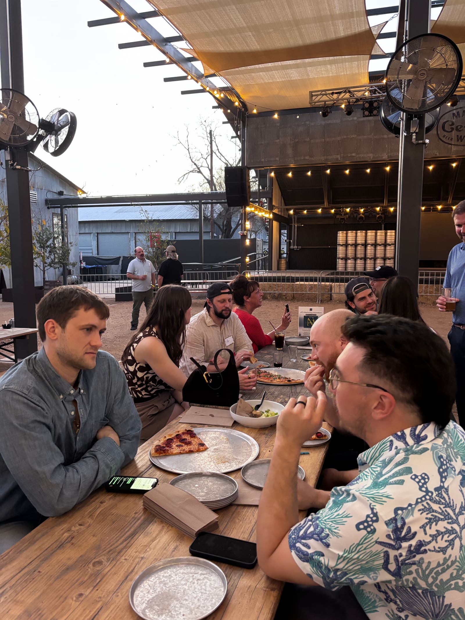 Inside the room at an ATX Marketing Innovators meetup